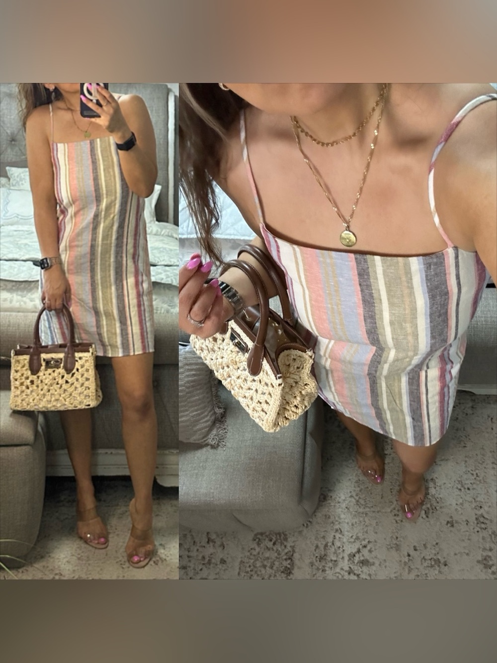New🩷 Sunset Boardwalk Stripe Dress